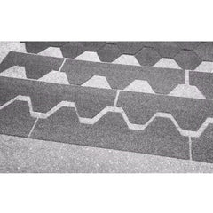 Aleko Weather-Resistant Bitumen Roof Shingle Replacement for Barrel Saunas