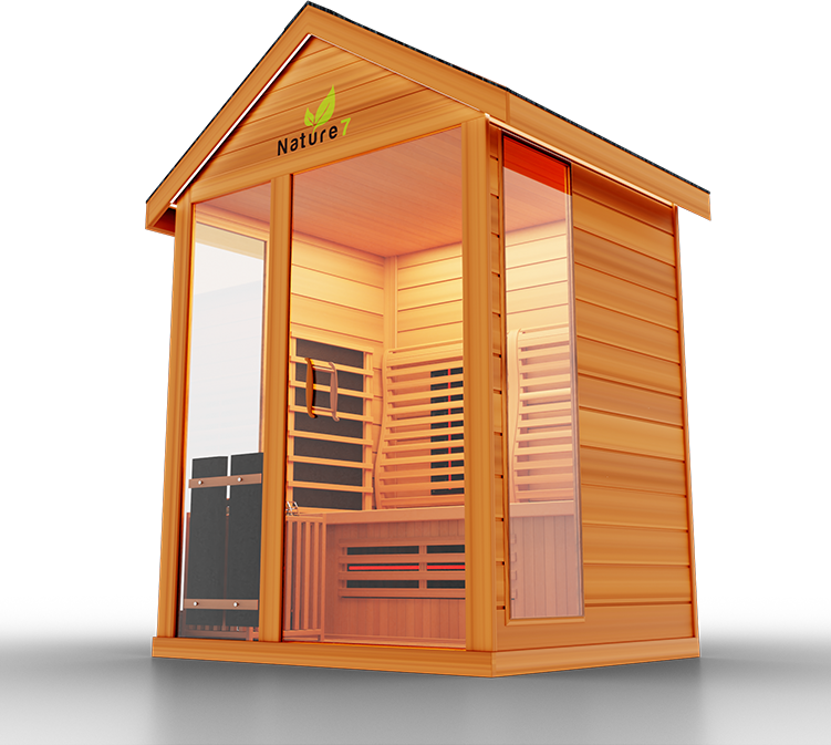 Medical Breakthrough Nature 7 - Hybrid - Outdoor Medical Sauna - 3 Person