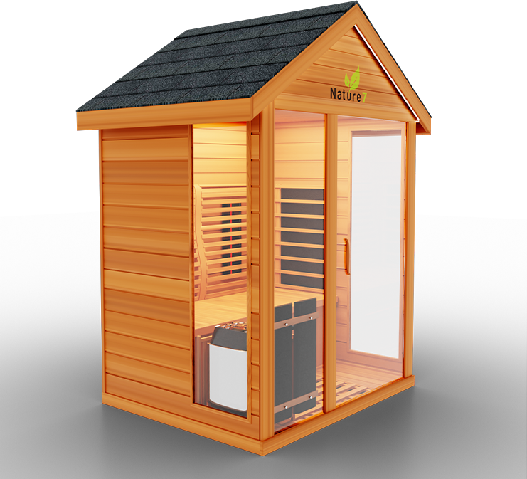 Medical Breakthrough Nature 7 - Hybrid - Outdoor Medical Sauna - 3 Person