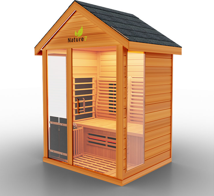 Medical Breakthrough Nature 7 - Hybrid - Outdoor Medical Sauna - 3 Person