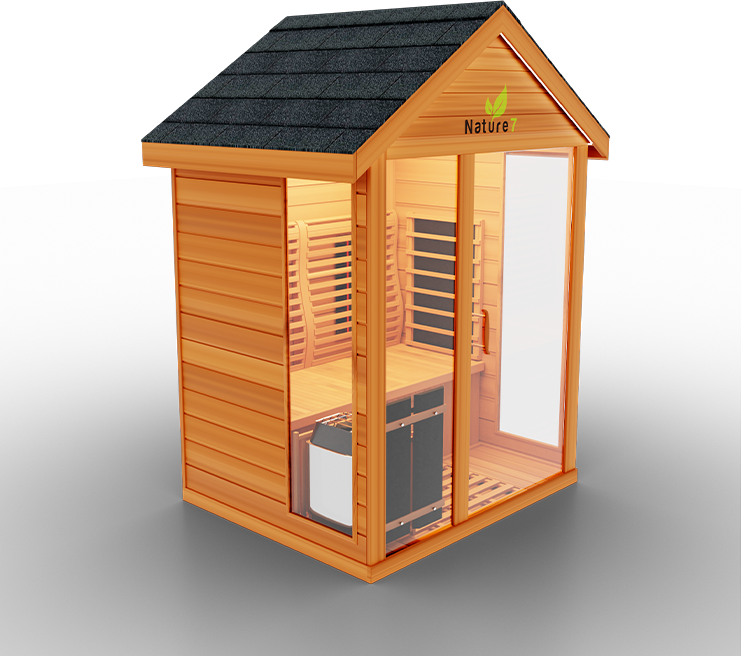 Medical Breakthrough Nature 7 - Hybrid - Outdoor Medical Sauna - 3 Person