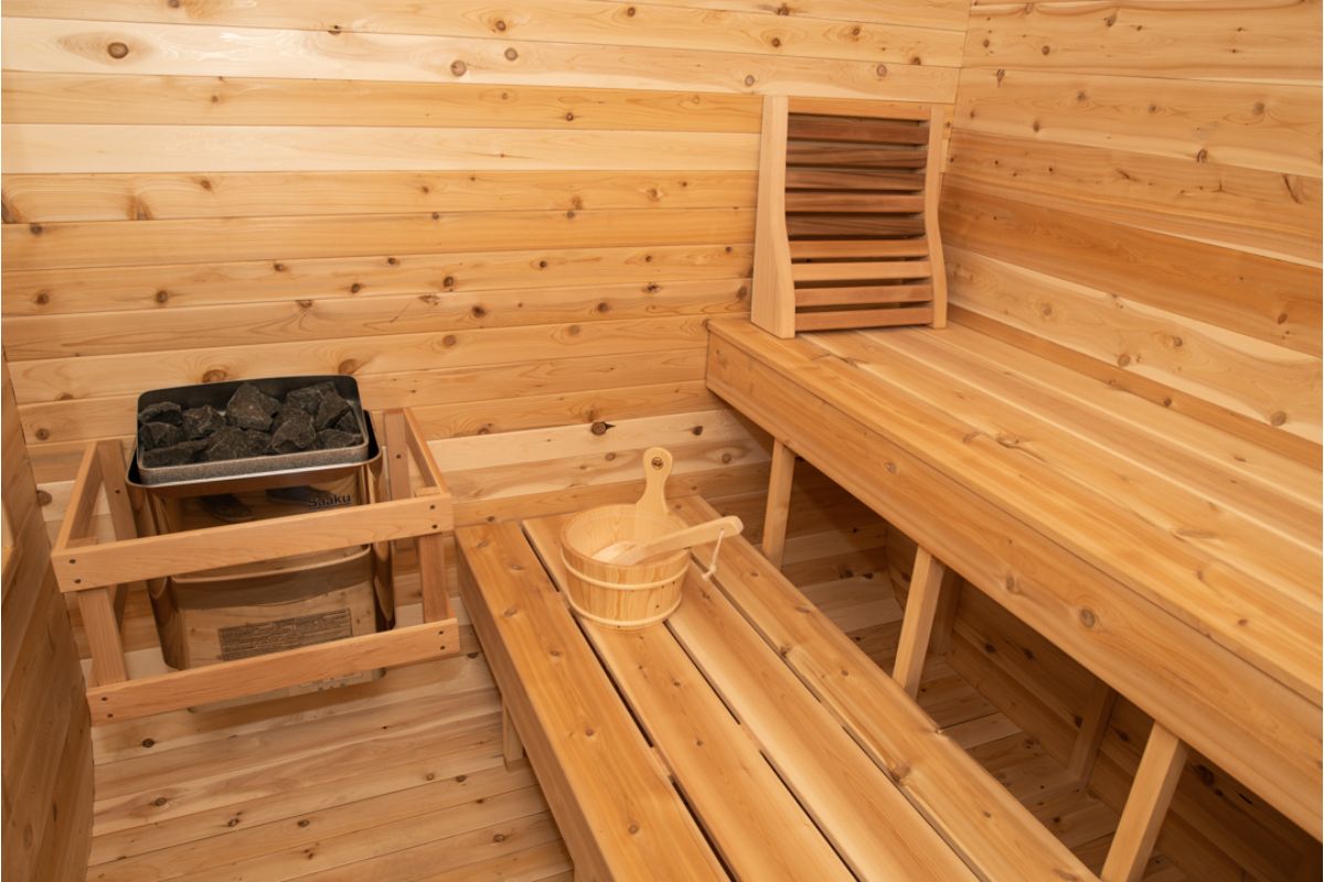 Dundalk Leisure Canadian Timber Luna Traditional Outdoor Sauna CTC22LU