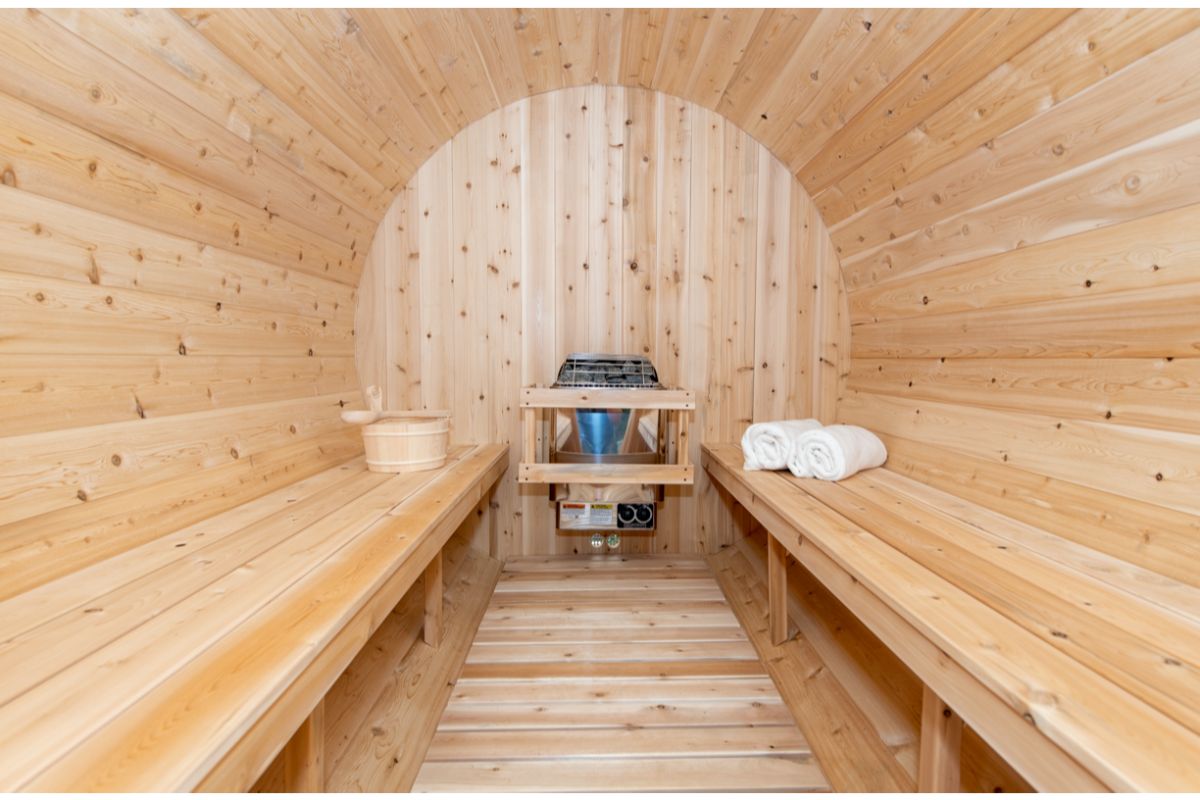 Dundalk Leisure Canadian Timber Tranquility Traditional Outdoor Sauna CTC2345