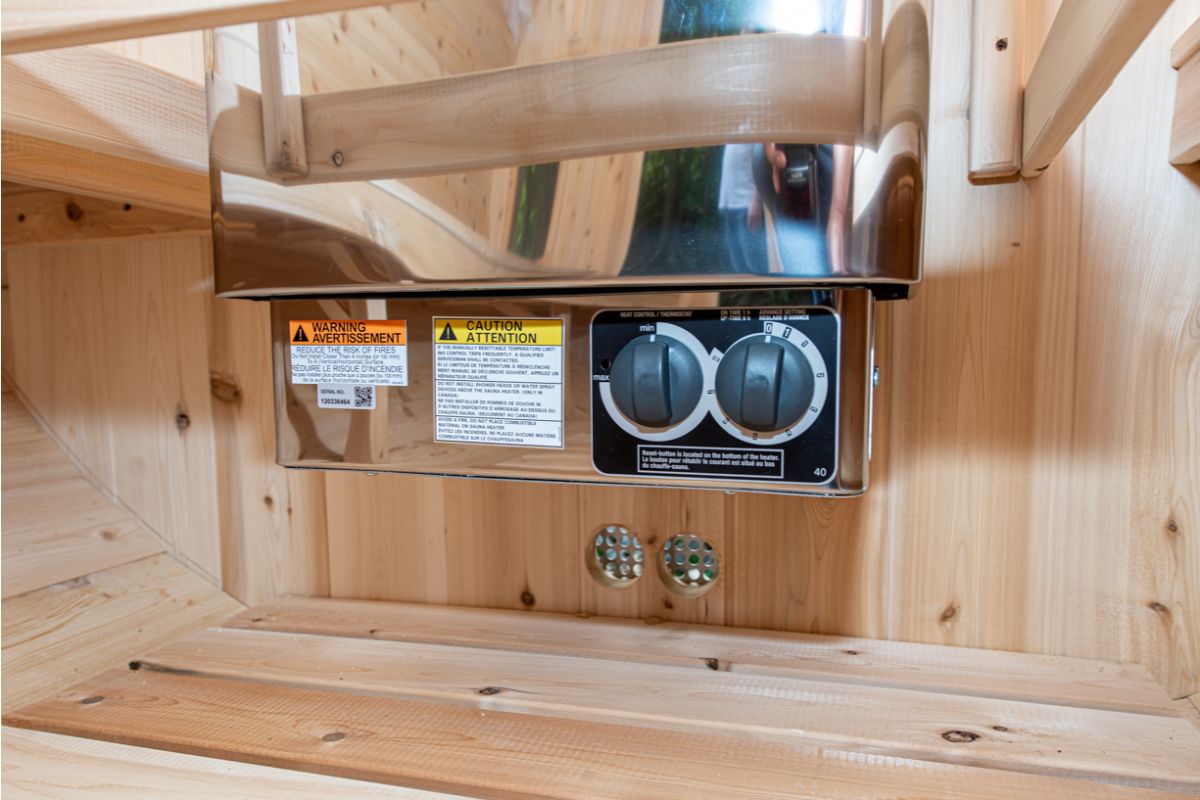 Dundalk Leisure Canadian Timber Tranquility Traditional Outdoor Sauna CTC2345