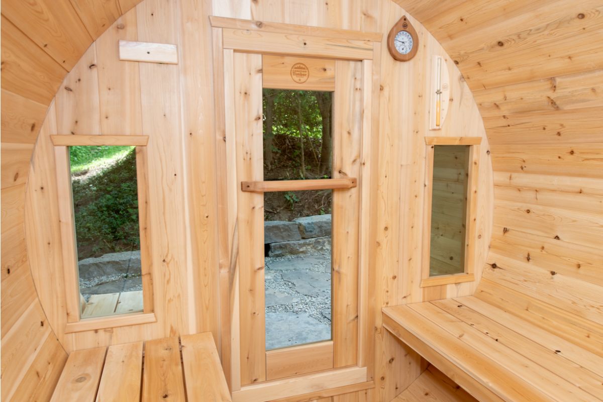 Dundalk Leisure Canadian Timber Tranquility Traditional Outdoor Sauna CTC2345