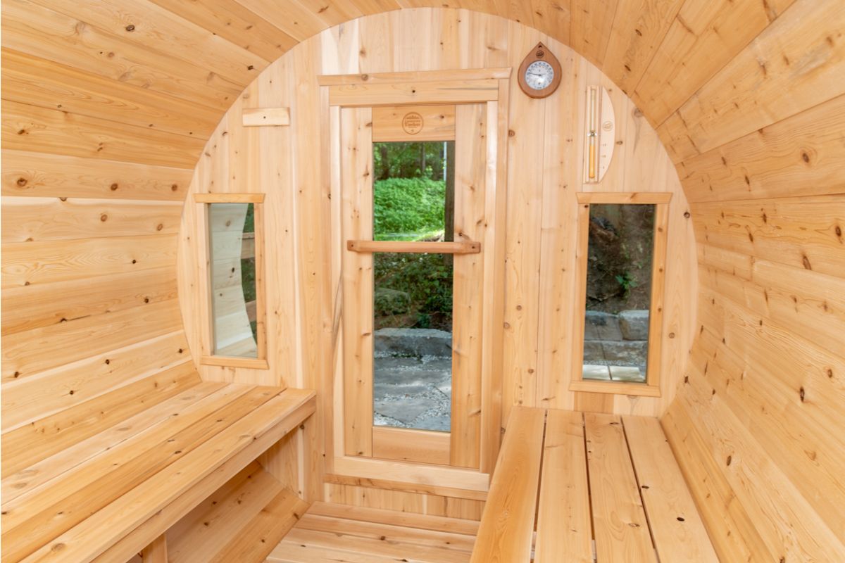 Dundalk Leisure Canadian Timber Tranquility Traditional Outdoor Sauna CTC2345