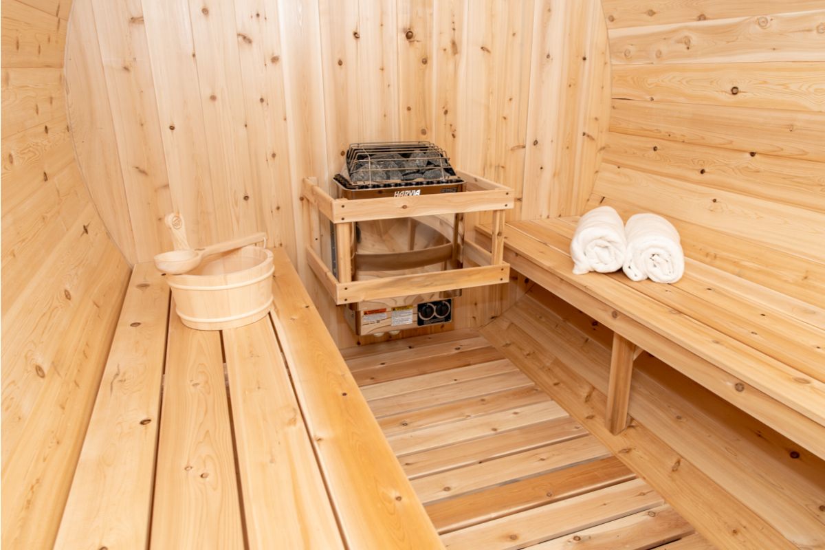 Dundalk Leisure Canadian Timber Tranquility Traditional Outdoor Sauna CTC2345