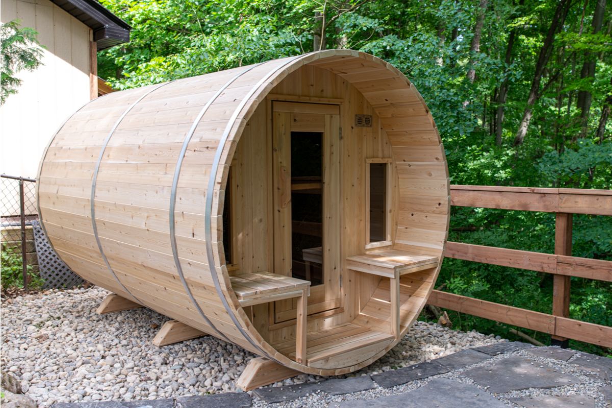 Dundalk Leisure Canadian Timber Tranquility Traditional Outdoor Sauna CTC2345