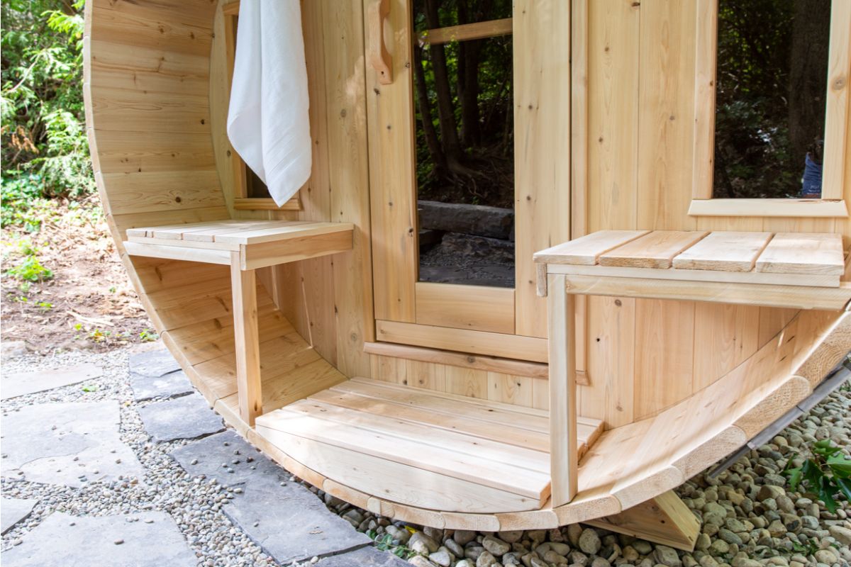 Dundalk Leisure Canadian Timber Tranquility Traditional Outdoor Sauna CTC2345