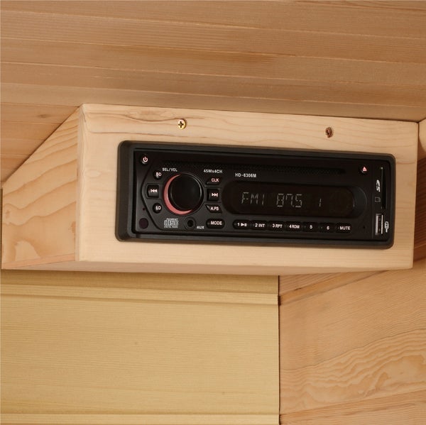 Golden Designs Maxxus Low EMF FAR Infrared Sauna Canadian Hemlock