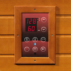 Golden Designs Dynamic Heming Elite 2-person Corner Ultra Low EMF FAR Infrared Sauna