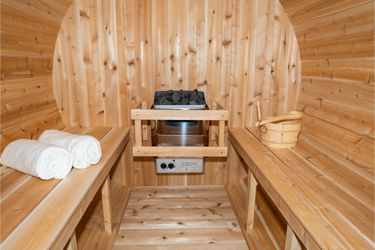 Dundalk Leisure Craft Canadian Timber Serenity Ooutdoor Sauna CTC2245W
