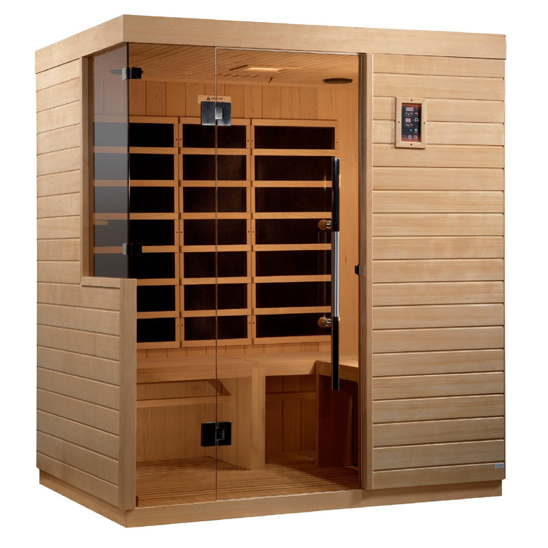 Golden Designs Dynamic Bilbao 3 Person Ultra Low EMF FAR Infrared Sauna