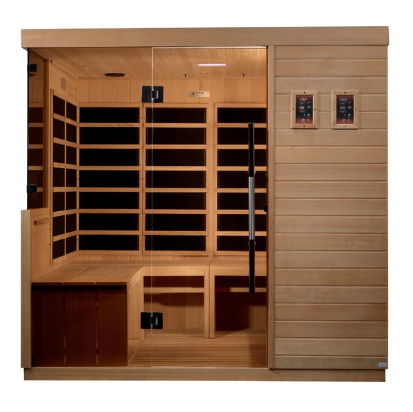 Golden Designs Dynamic La Sagrada 6 Person Ultra Low EMF FAR Infrared Sauna