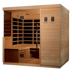 Golden Designs Dynamic La Sagrada 6 Person Ultra Low EMF FAR Infrared Sauna
