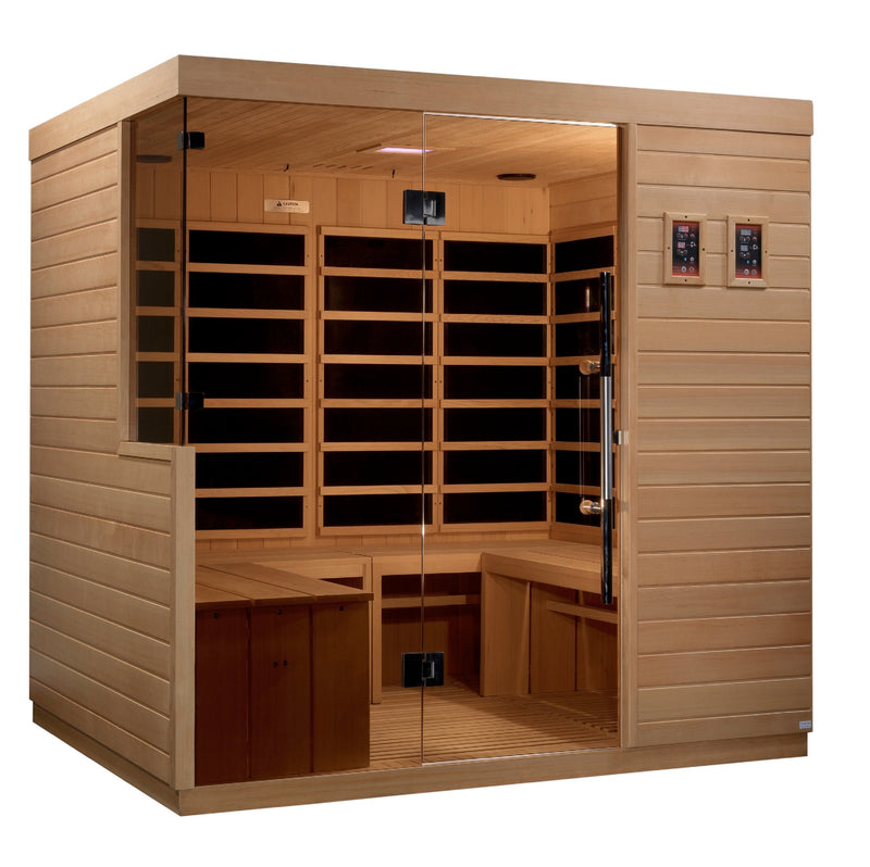 Golden Designs Dynamic La Sagrada 6 Person Ultra Low EMF FAR Infrared Sauna
