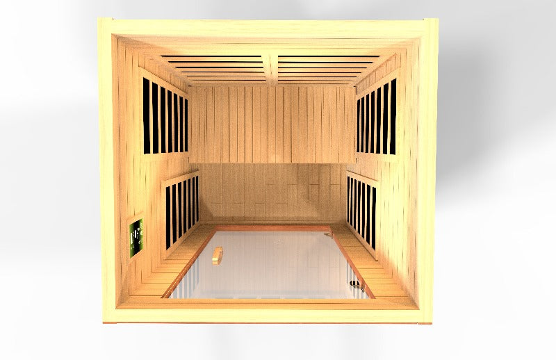Golden Designs Dynamic Avila Elite 1-2-person Ultra Low EMF FAR Infrared Sauna