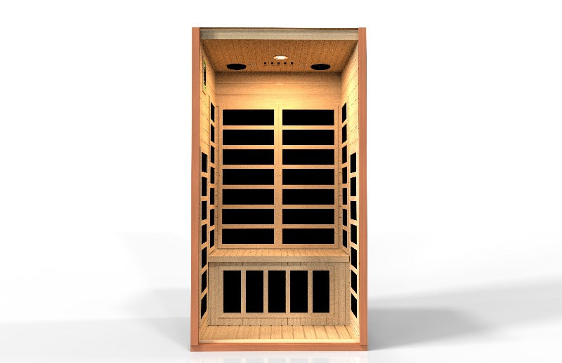 Golden Designs Dynamic Avila Elite 1-2-person Ultra Low EMF FAR Infrared Sauna
