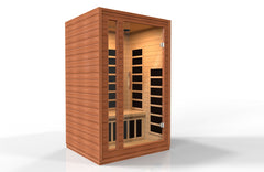 Golden Designs Dynamic Cordoba Elite 2-person Ultra Low EMF FAR Infrared Sauna