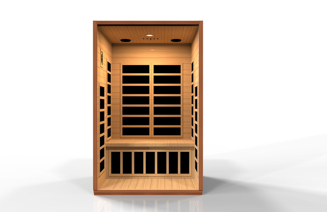 Golden Designs Dynamic Cordoba Elite 2-person Ultra Low EMF FAR Infrared Sauna