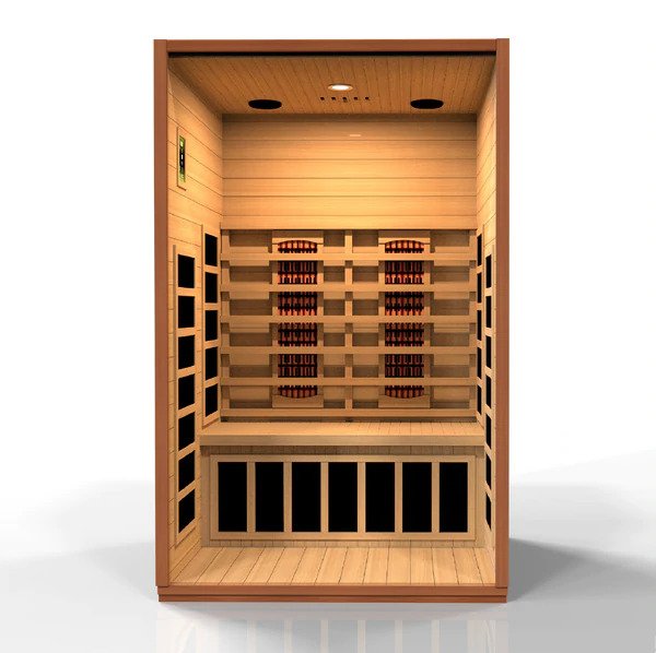 Golden Design Dynamic Cardoba 2-Person Full Spectrum  Near Zero EMF FAR Infrared Sauna