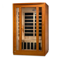 Golden Designs Dynamic San Marino Elite 2-person Ultra Low EMF (Under 3MG) FAR Infrared Sauna (Canadian Hemlock)