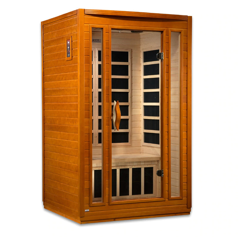 Golden Designs Dynamic San Marino Elite 2-person Ultra Low EMF (Under 3MG) FAR Infrared Sauna (Canadian Hemlock)