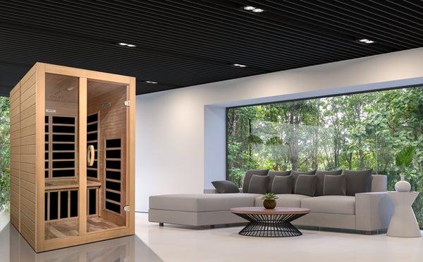 Golden Designs Santiago - 2 Person Low EMF FAR Infrared Sauna