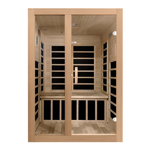 Golden Designs Santiago - 2 Person Low EMF FAR Infrared Sauna