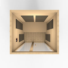 Golden Designs Santiago - 2 Person Low EMF FAR Infrared Sauna
