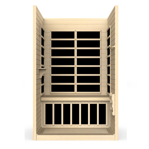 Golden Designs Dynamic Llumeneres 2 Person Ultra Low EMF FAR Infrared Sauna