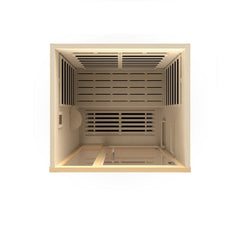Golden Designs Dynamic Llumeneres 2 Person Ultra Low EMF FAR Infrared Sauna