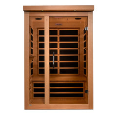 Golden Designs Dynamic Llumeneres 2 Person Ultra Low EMF FAR Infrared Sauna
