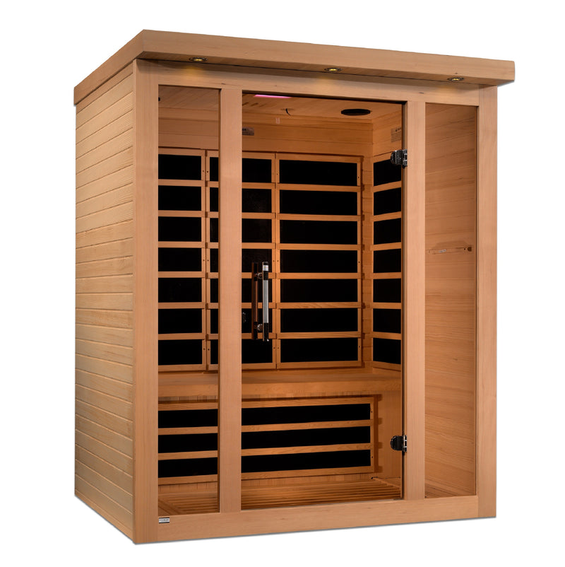 Golden Designs Dynamic Vila 3 Person Ultra Low EMF FAR Infrared Sauna