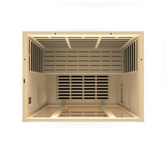 Golden Designs Dynamic Vila 3 Person Ultra Low EMF FAR Infrared Sauna