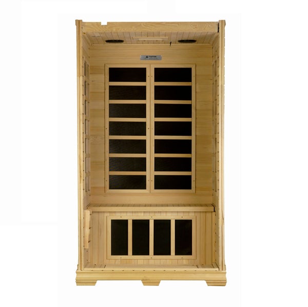 Golden Designs Studio Elite 1-2-person PureTech Near Zero EMF FAR Infrared Sauna