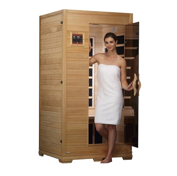 Golden Designs Studio Elite 1-2-person PureTech Near Zero EMF FAR Infrared Sauna