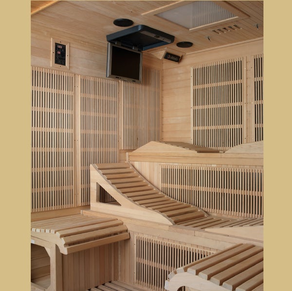 Golden Designs Monaco 6-person PureTech™ Near Zero EMF FAR Infrared Sauna