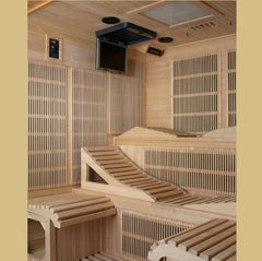 Golden Designs Monaco 6-person PureTech™ Near Zero EMF FAR Infrared Sauna