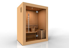 Golden Designs Sundsvall Edition 2 Person Traditional Steam Sauna