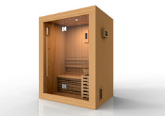 Golden Designs Sundsvall Edition 2 Person Traditional Steam Sauna