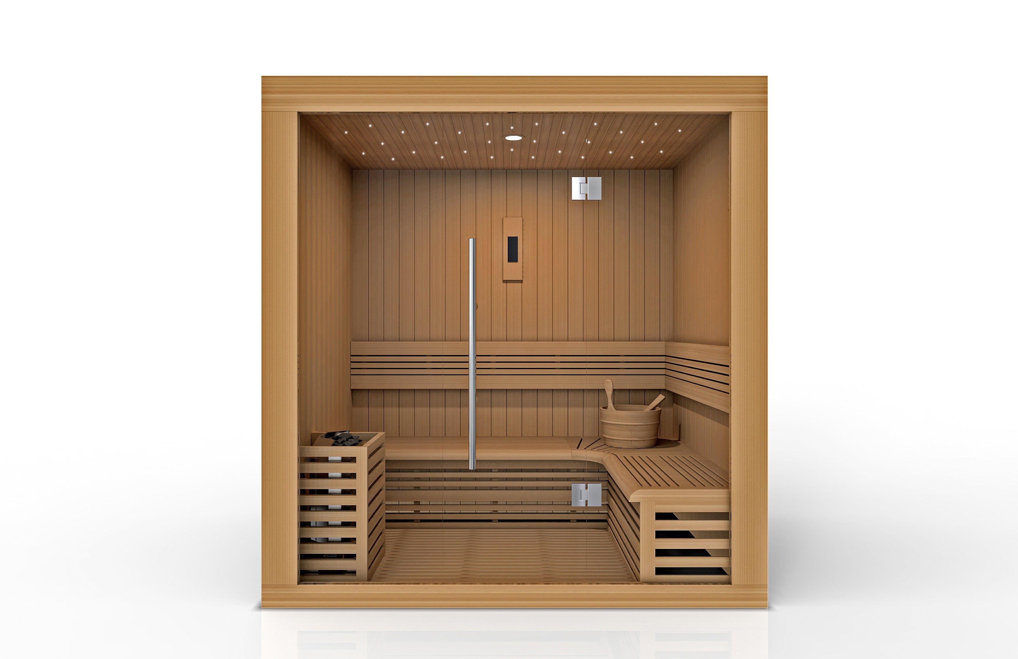 Golden Designs Copenhagen Edition 3 Person Traditional Steam Sauna