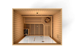 Golden Designs Copenhagen Edition 3 Person Traditional Steam Sauna