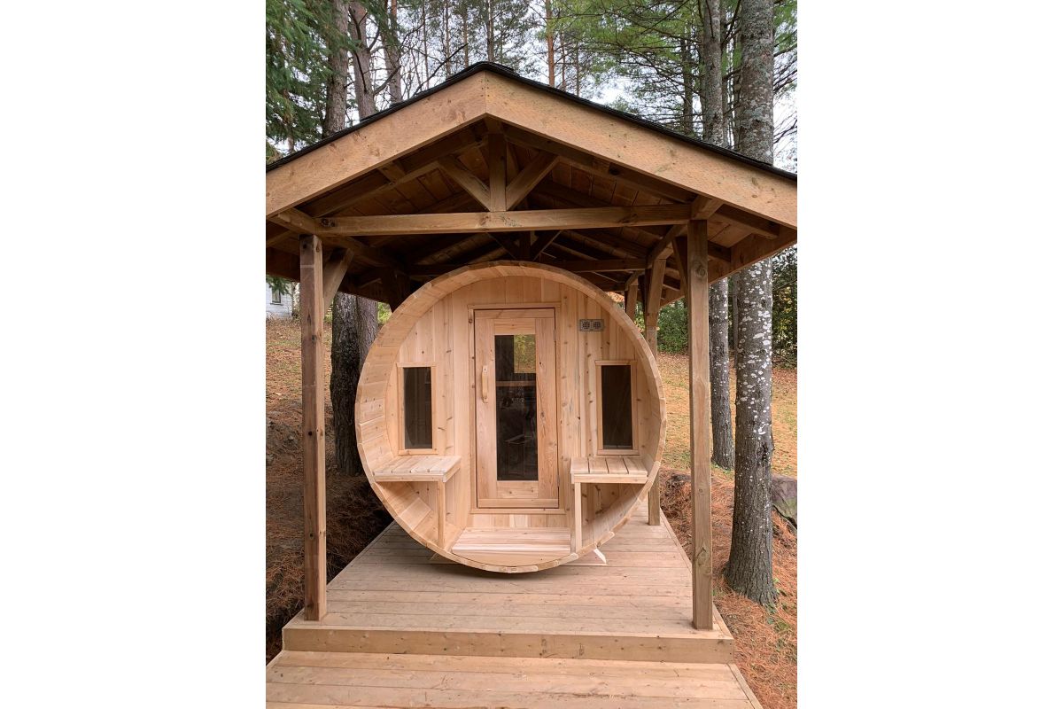 Dundalk Leisure Canadian Timber Tranquility Traditional Outdoor Sauna CTC2345