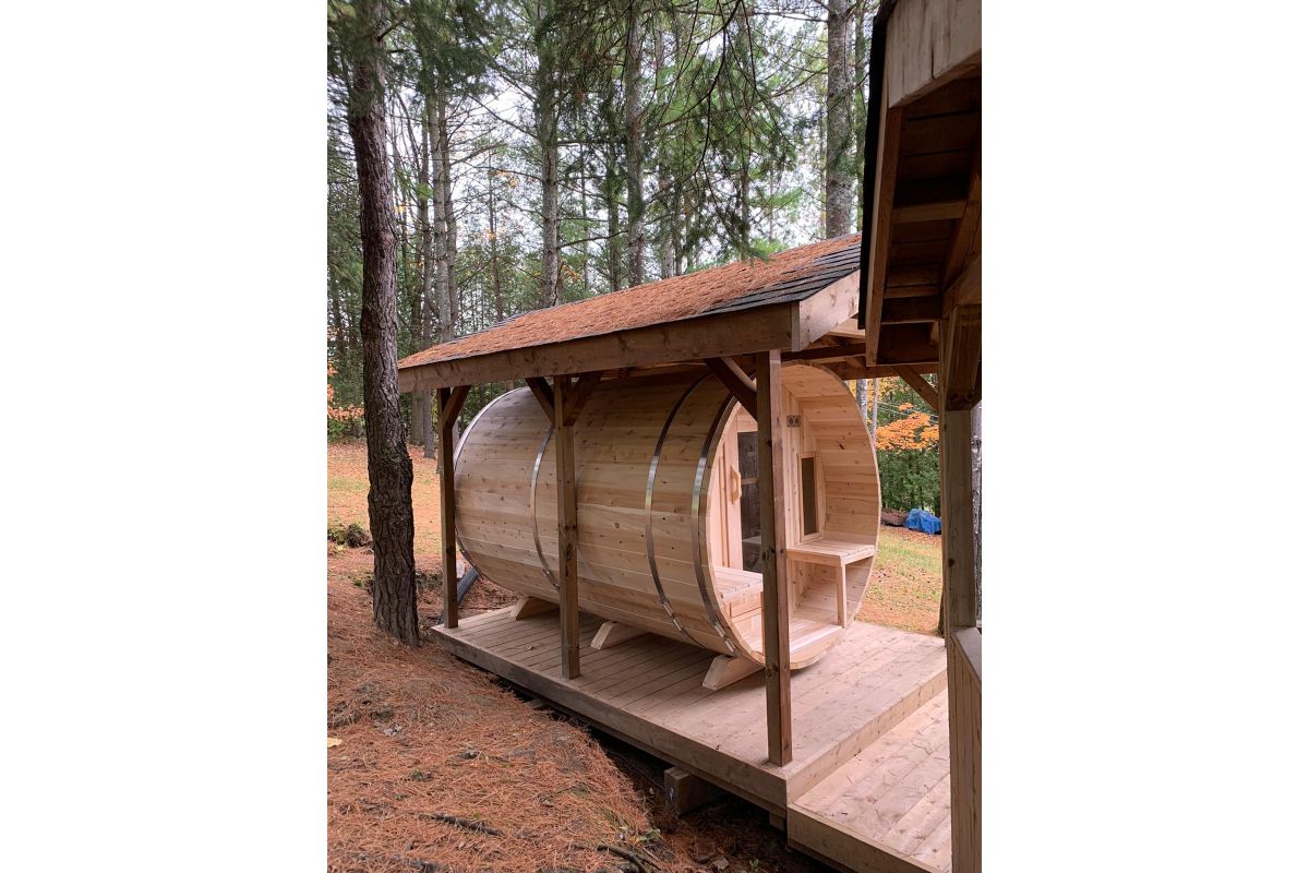 Dundalk Leisure Canadian Timber Tranquility Traditional Outdoor Sauna CTC2345