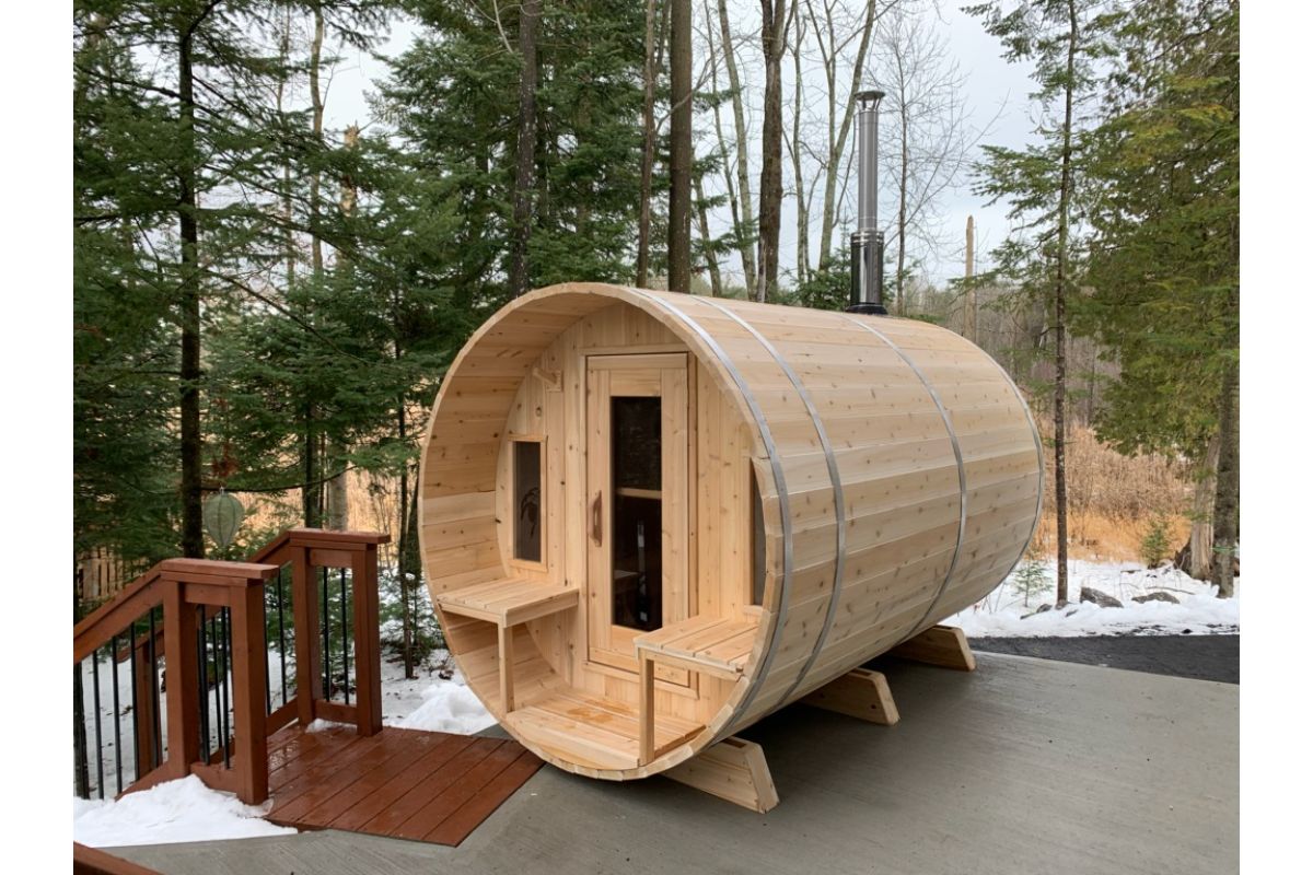 Dundalk Leisure Canadian Timber Tranquility Traditional Outdoor Sauna CTC2345