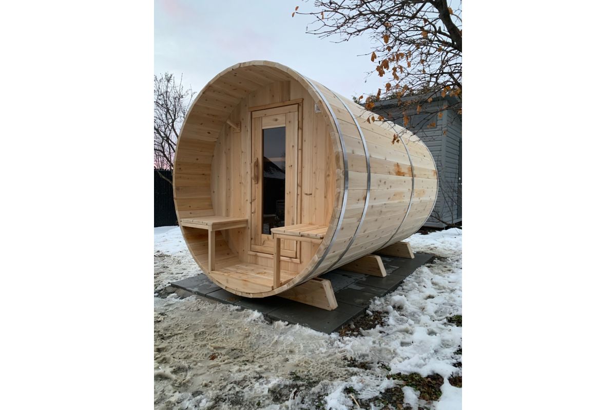 Dundalk Leisure Canadian Timber Tranquility Traditional Outdoor Sauna CTC2345