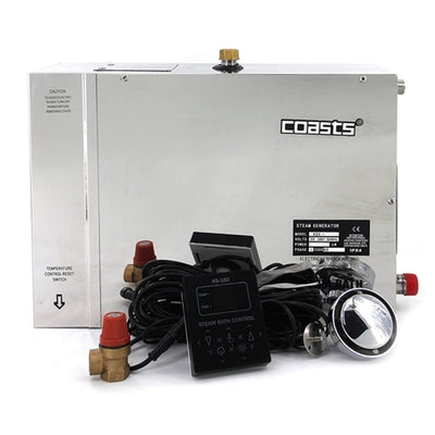 Aleko COASTS Steam Generator for Steam Saunas - KS150 Controller - KSA120M