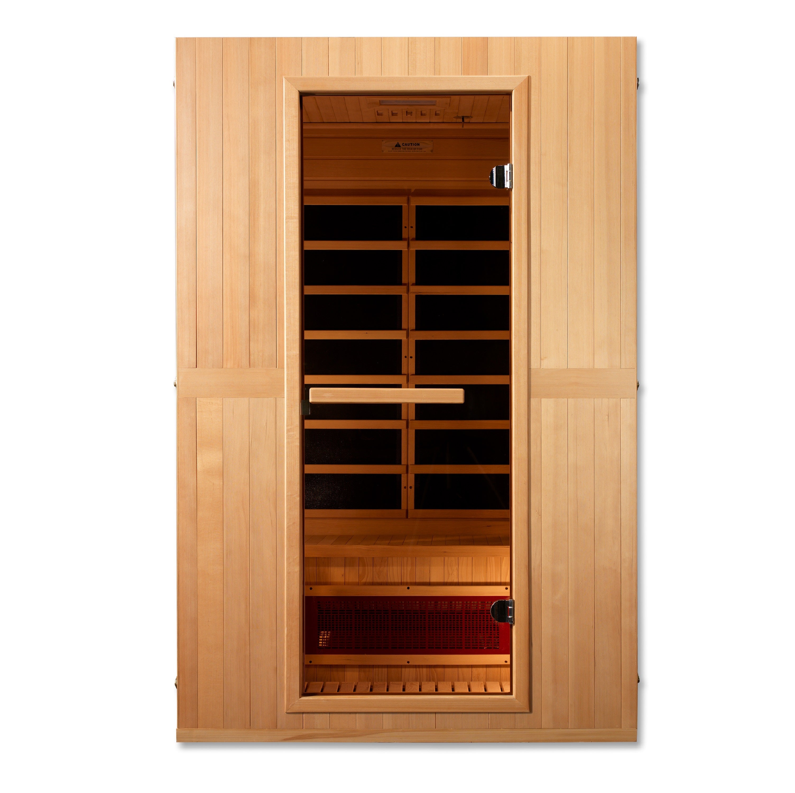 Golden Designs Maxxus Serenity Dual Tech 2 person Low EMF FAR Infrared Sauna Canadian Hemlock