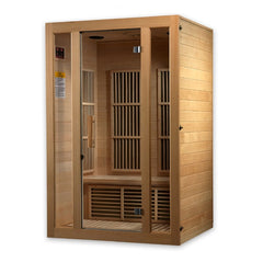 Golden Designs Maxxus Seattle 2 person Low EMF FAR Infrared Sauna Canadian Hemlock